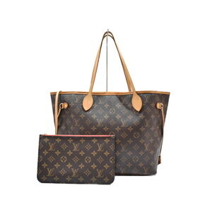 Louis Vuitton Neverfull Tote Bag Brown Red